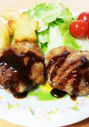豚細切れ肉で豚カツ(マヨネーズ風味)-レシピのメイン写真