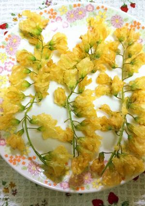 アカシアのお花の天ぷら♬-レシピのメイン写真