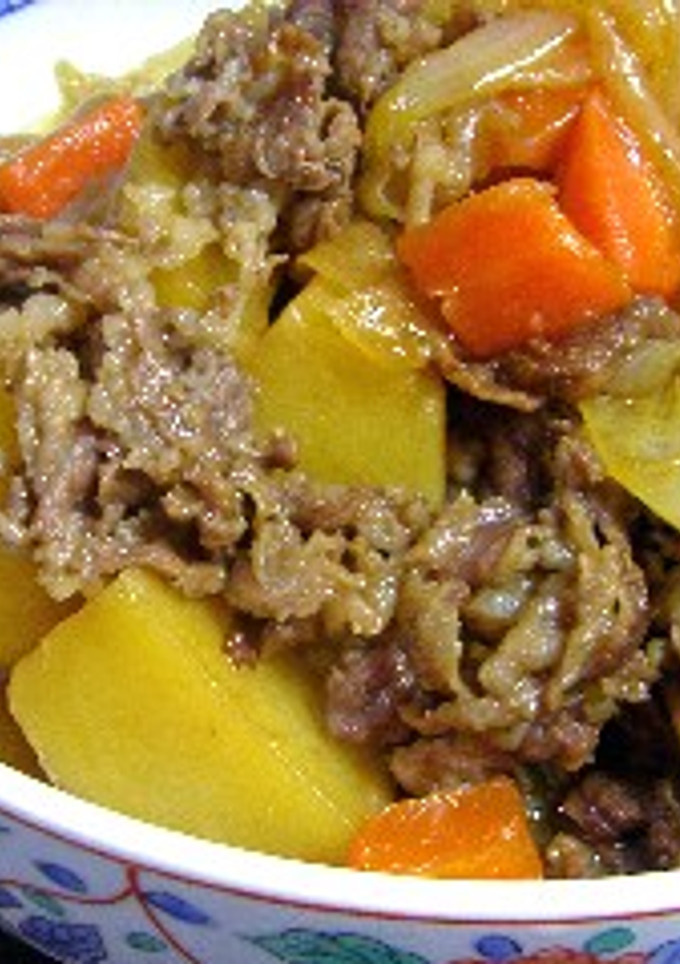 炊飯器でほくほく！簡単肉じゃが-レシピのメイン写真