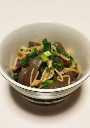 こんにゃくとえのきのバター炒め-レシピのメイン写真