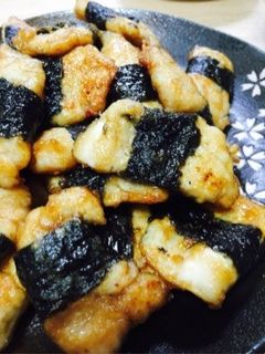 鶏胸肉☆あまから磯部焼き-レシピのメイン写真