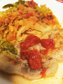 豚肉とキャベツのトマト煮!-レシピのメイン写真