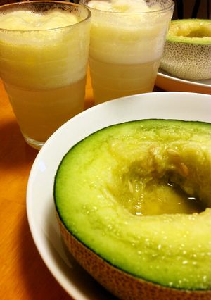 メロンの地球食いとメロンソーダ-レシピのメイン写真
