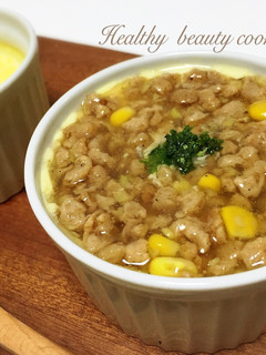 フライパンで作る豆乳茶碗蒸し♡-レシピのメイン写真