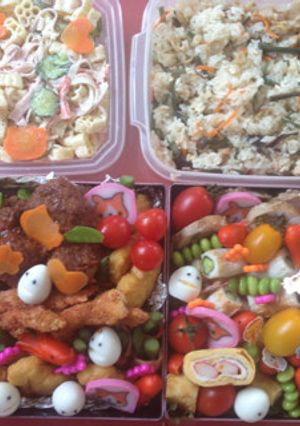 お花見ピクニック運動会等行楽弁当2015-レシピのメイン写真