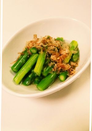 春こそ美味しい♪アスパラのお浸し-レシピのメイン写真