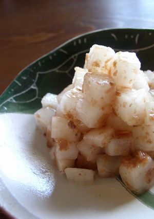 コロコロ大根の梅おかか和え-レシピのメイン写真