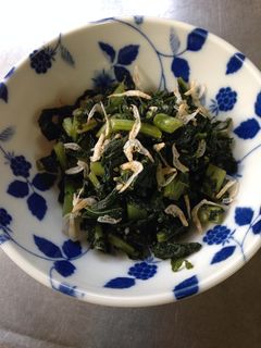ビタミンたっぷり大根葉の胡麻油いため-レシピのメイン写真