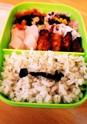 簡単!!一分でキャラ弁(ベイマックス)-レシピのメイン写真
