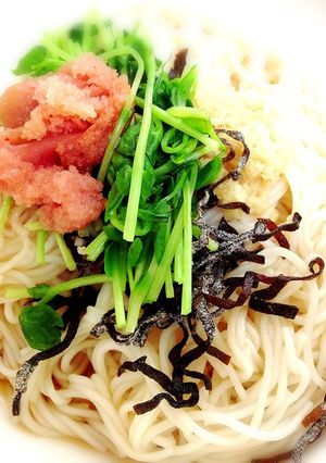 明太子と昆布のそうめん-レシピのメイン写真