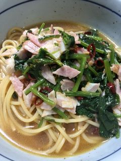 和風スープパスタ-レシピのメイン写真