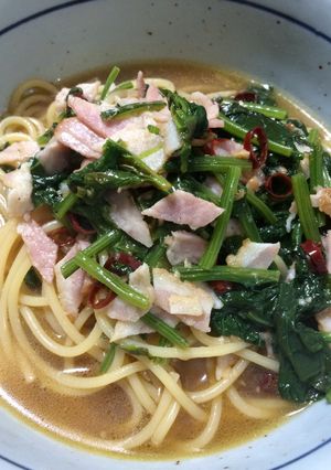 和風スープパスタ-レシピのメイン写真