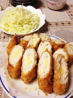 チキンロールカツ(チーズ入り)-レシピのメイン写真