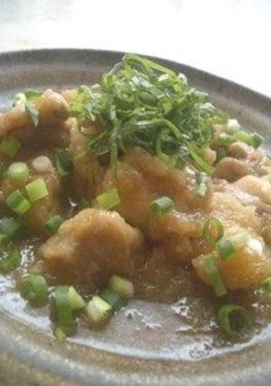 鶏もも肉のみぞれ煮-レシピのメイン写真