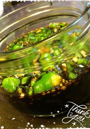青唐辛子の甘口醤油漬け-レシピのメイン写真