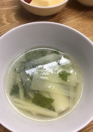破竹とわかめの中華スープ-レシピのメイン写真