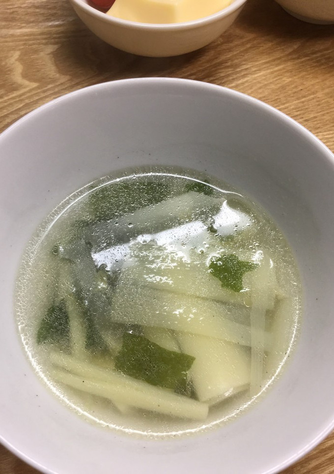 破竹とわかめの中華スープ-レシピのメイン写真