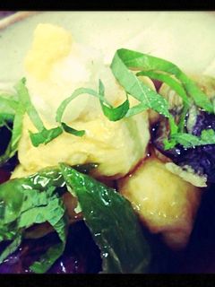 残り物で揚げ出し三昧!豆腐、茄子、餅!-レシピのメイン写真