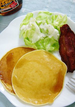 日曜の朝はヨーグルトパンケーキ-レシピのメイン写真