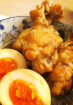 手羽元☆お肉柔らか♪うまい煮☆煮卵も-レシピのメイン写真