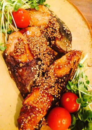 ふっくら！ぶりの照り焼き☆ごまがらめ-レシピのメイン写真
