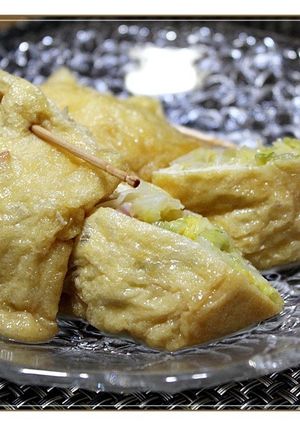 野菜炒めのおいなりさん-レシピのメイン写真
