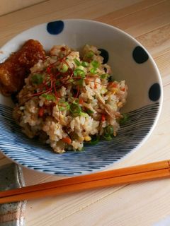 冷食のきんぴらごぼうを使った香ばし炒飯-レシピのメイン写真