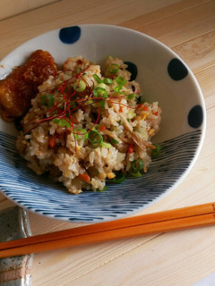 冷食のきんぴらごぼうを使った香ばし炒飯-レシピのメイン写真