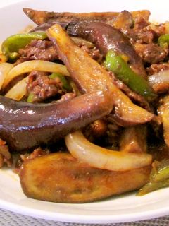 牛肉となすのソース炒め-レシピのメイン写真