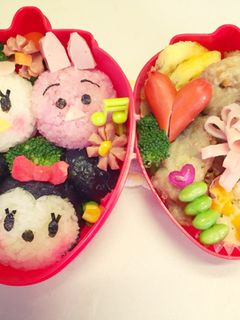 ツムツムのキャラ弁♡-レシピのメイン写真