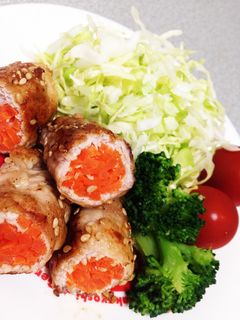 *人参の豚肉巻き〜簡単味付け〜-レシピのメイン写真