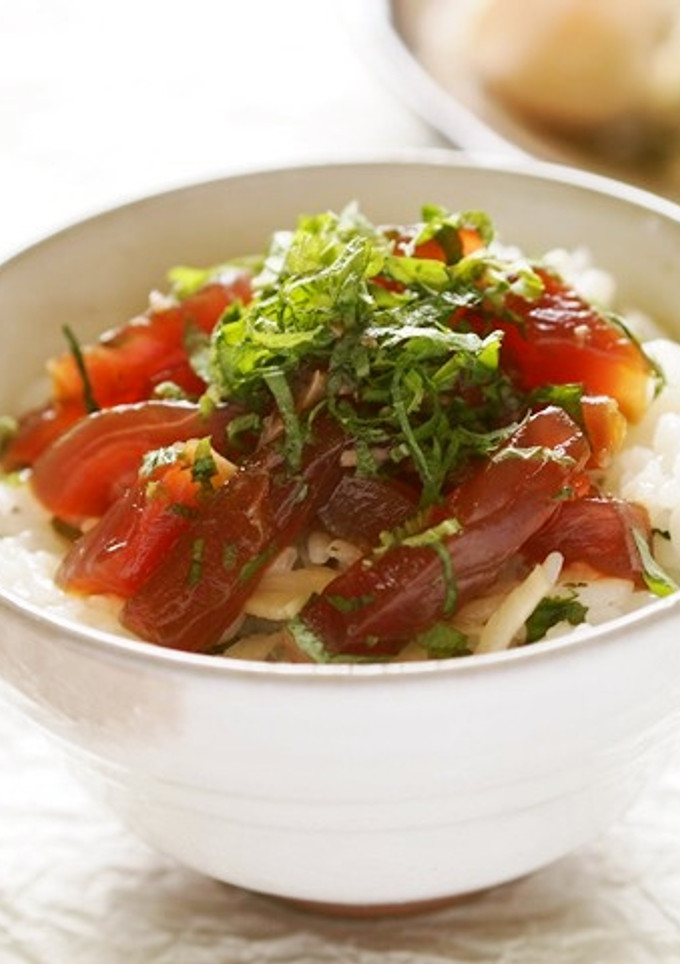 かつおと新しょうがのさっぱり混ぜご飯-レシピのメイン写真