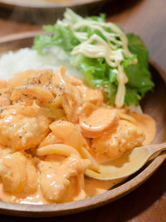 m15分で!鶏のトマトクリーム煮-レシピのメイン写真