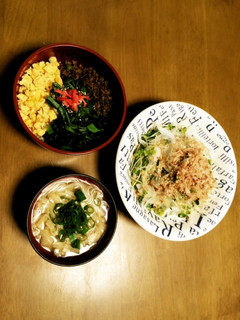 簡単ぱぱっと三食丼-レシピのメイン写真