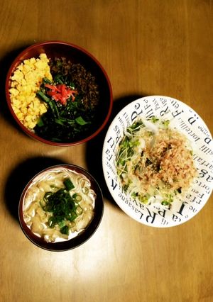 簡単ぱぱっと三食丼-レシピのメイン写真