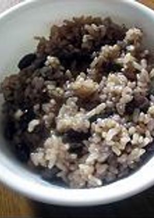 玄米黒豆ご飯-レシピのメイン写真