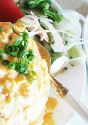 簡単ランチ★ゆかりオムライス-レシピのメイン写真