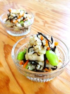 押し麦とキヌアの和サラダ-レシピのメイン写真