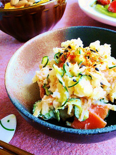 切り干し大根☆ちょい和風ポテトサラダ!-レシピのメイン写真