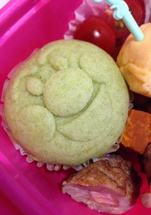 簡単♪蒸しパンでキャラ弁♪あんぱんまん-レシピのメイン写真