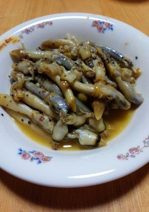 *マテ貝のバター焼き*-レシピのメイン写真