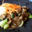 牛肉とケールの炒め物
