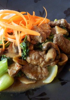 牛肉とケールの炒め物-レシピのメイン写真