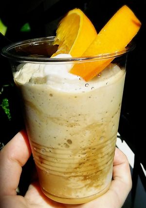 ゆずコーヒーフラッペ-レシピのメイン写真