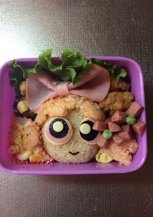 キャラ弁パワーパフガールズ-レシピのメイン写真