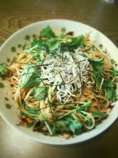 しらすと水菜の海苔パスタ-レシピのメイン写真