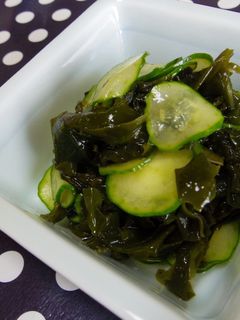 ワカメ×きゅうり♡王道の酢の物-レシピのメイン写真