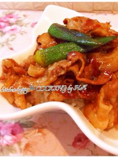 *我が家 定番 簡単スタミナ丼 *-レシピのメイン写真