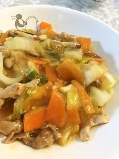 生姜たっぷり!白菜大量消費の中華丼♡-レシピのメイン写真
