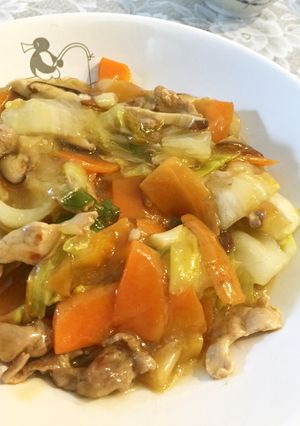生姜たっぷり!白菜大量消費の中華丼♡-レシピのメイン写真